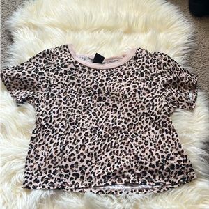 art-class cheetah print tee